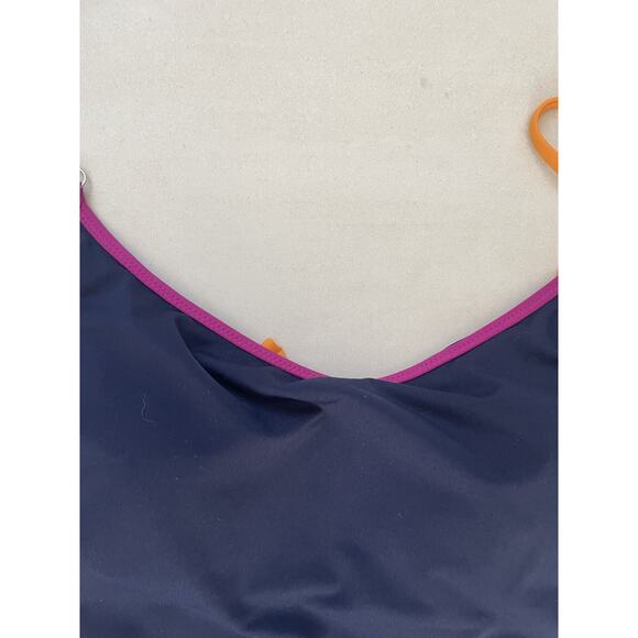 Athleta Swim One Piece Swimsuit Strappy Back Color Block Swimwear - Picture 3 of 8
